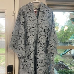 La Vie Style Haus 3D Lace Maxi Kaftan. Originally $850 plus tax. Like new!